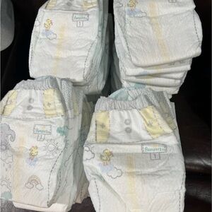 Pampers Soft Diaper Covers - White and Yellow